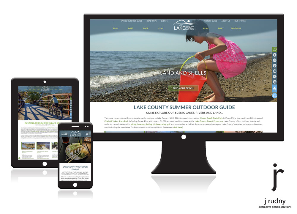 Visit Lake County - Responsive Website Redesign Project